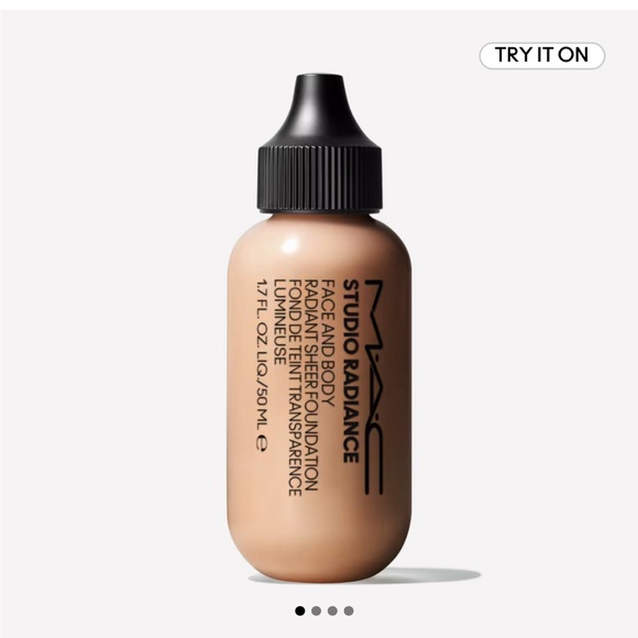Mac STUDIO RADIANCE FACE AND BODY RADIANT SHEER FOUNDATION N1 - Picture 1 of 10